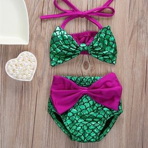 Two piece swimsuit for girls size 9M